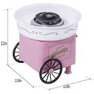 Mini Electric Floss Cotton Candy Maker Cart Sugar Yarn Machine- Multi-colour.