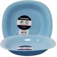 Luminarc 6 Pieces Of Luminarc Square Plain Bowl Soup Plates -Blue.