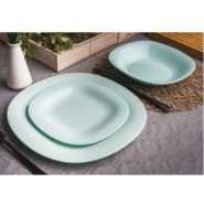 Luminarc 18 Piece Luminarc Plates, Side Plates And Bowls Dinner Set - Blue