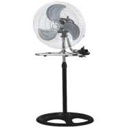 Changli 18" Stand/ Table 3-in-1 Fan Oscillating & Adjustable Electric Type - Silver,Black