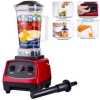 Commercial Blender, Heavy Duty Smoothies, Fruits & Ice Crusher - Red