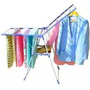 Stainless Steel Clothes Drying Rack/Color May Vary - Blue