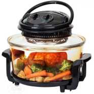 AVINAS 8 in 1 Halogen Microwave Oven Black 20L - Black