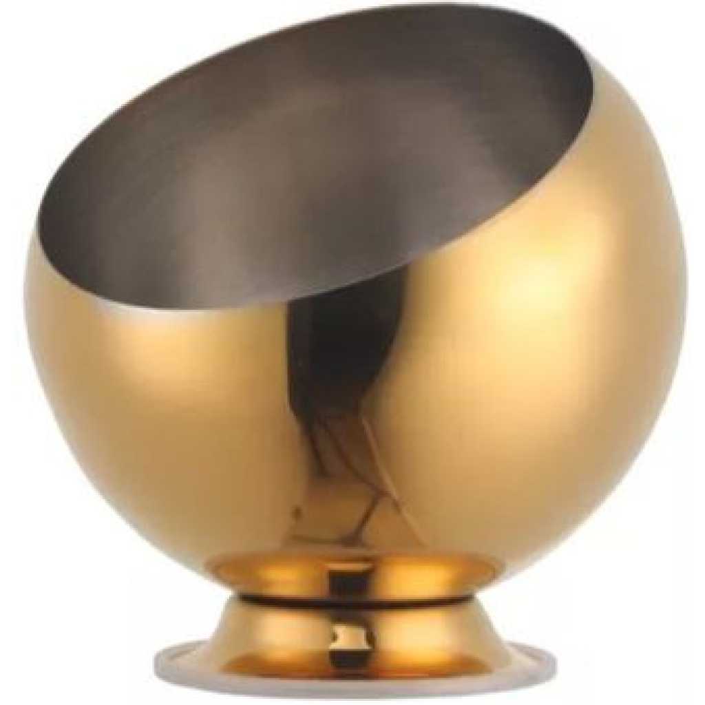 Seasoning Container Storage Bowl Party Kitchen Commercial Ice Jar - Gold.