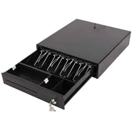 Money Box Supermarket Cash Register Cash Box Drawer Type Cash Box Cash Box Storing Money - Black