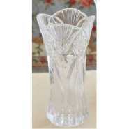 Dining Table Glitter Flower Vase For Home Decoration & Gifting - Clear