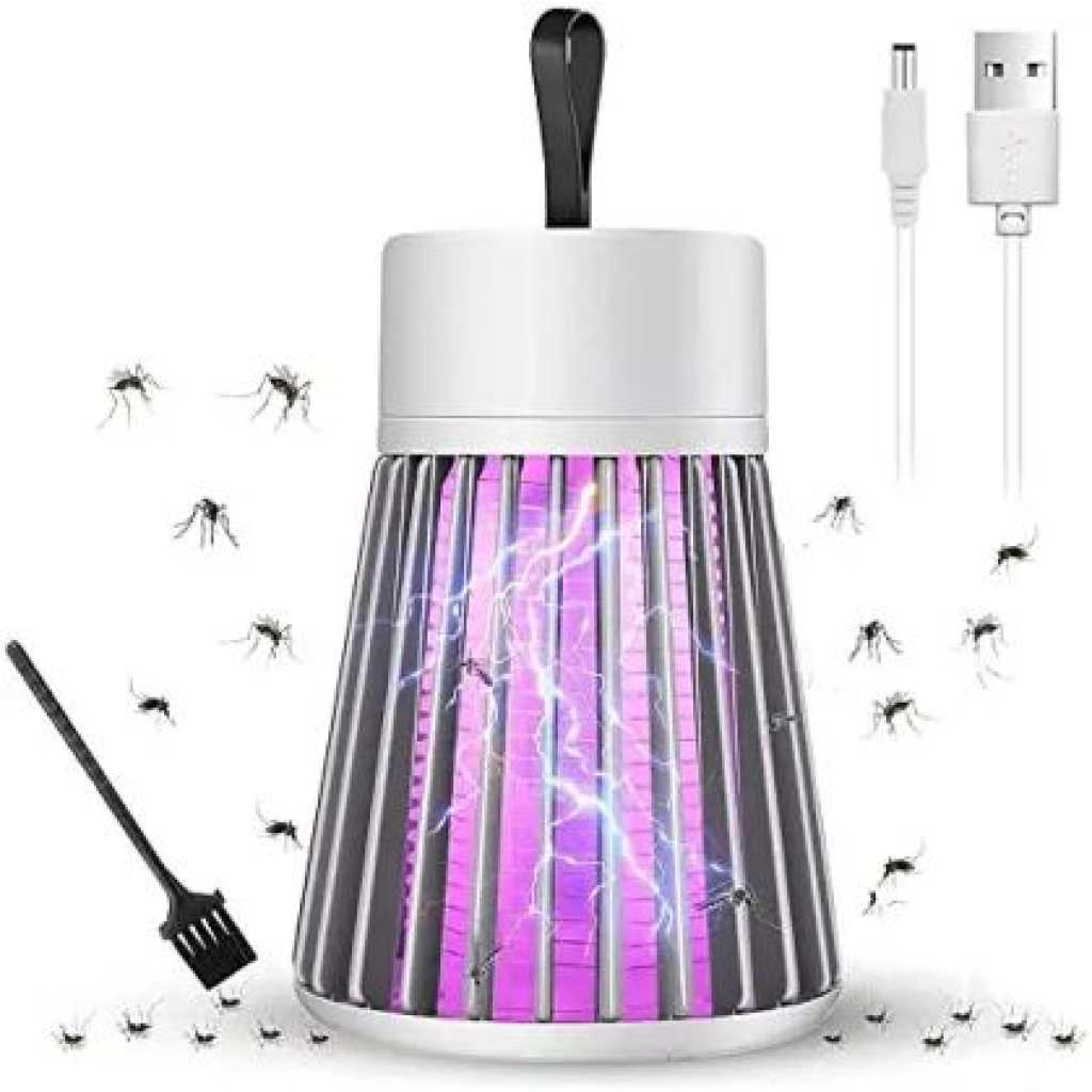 LED Mosquito Killer Trap Lamp Electric Shock Bug Zapper For Insects Fly Screen - Multi-colours