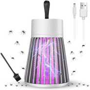 LED Mosquito Killer Trap Lamp Electric Shock Bug Zapper For Insects Fly Screen - Multi-colours