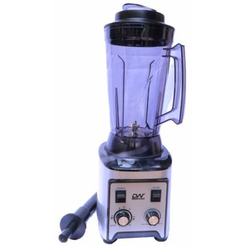 Digiwave DWBL - 1113T 4.0L, 2600W High-Speed Commercial Blender With Timer function - Silver