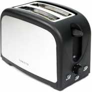 Sokany Automatic Fast Heating 2 Slice Electric Bread Toaster Oven- Black, White