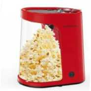 Hot Air Electric Popcorn Maker Machine - Red