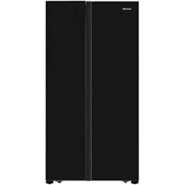 Hisense 560 - Litres Fridge, RC-56WS4S2 Side By Side Door Frost Free Refrigerator - Black