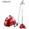 Sokany Vertical Garment Steaming Iron Stand For Clothes Hanger - Red.