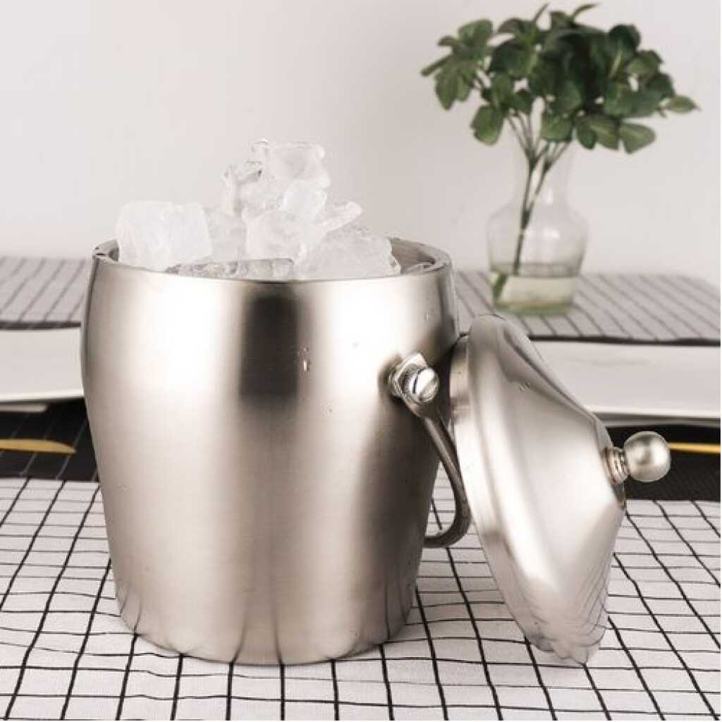 Stainless steel Wine Ice Bucket - Silver