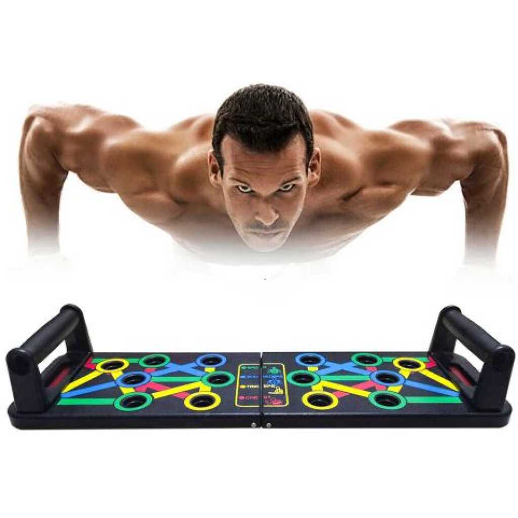 Foldable Push Up Board Multifunctional Body Comprehensive Exercise Stands Slimming Gym Training