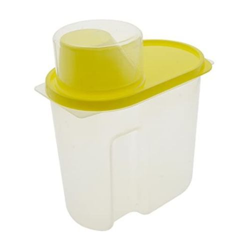 2.5 Litre Food Plastic Storage Grains Cereal Container, Yellow