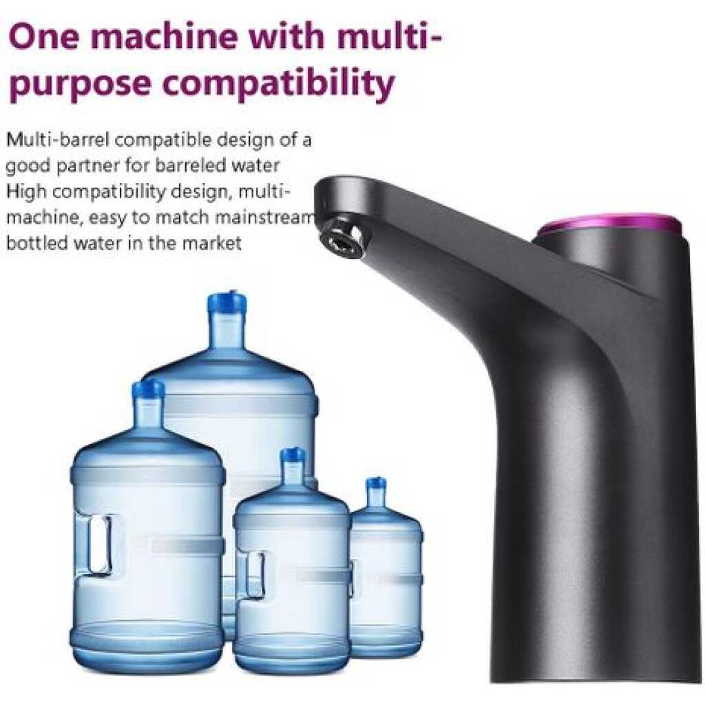 Smart Touch Switch Intelligent USB Rechargeable Water Pump Bottle Dispenser - Multi-colours