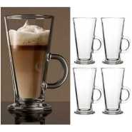 6 Pieces Of Irish Coffee Ice Cream Tea Glasses - Colorless