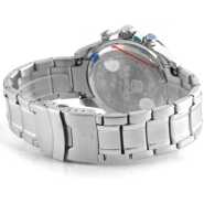 Naviforce Men’s Luxury Digital And Analog Designer Watch – Silver Men's Watches TilyExpress