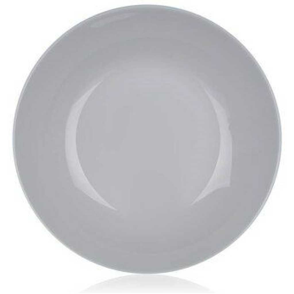 Luminarc 6 Pieces Of Luminarc Round Plain Bowl Soup Plates -White Appetizer Plates TilyExpress 6