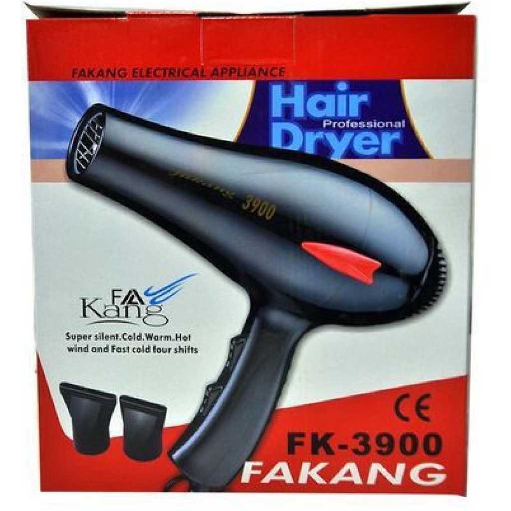 Fakang Hair Dryer/ Blower FK-3900 - Black