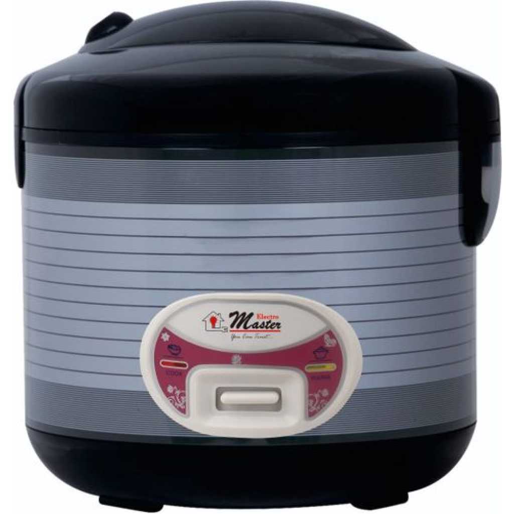 Electro Master EM-RC-1035 2.8L 1000 watts Rice Cooker - Black