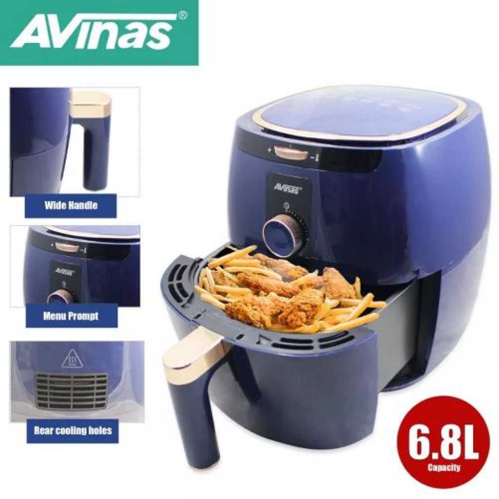 AVINAS Multi-functional Electric Oil Free Air Fryer Oven 6.8L -Multi-colour