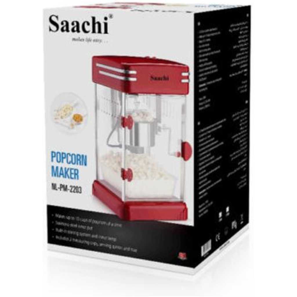 Saachi Popcorn Maker Popper Machine- Multi-colour