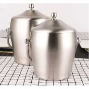 Stainless steel Wine Ice Bucket – Silver Ice Buckets & Tongs TilyExpress