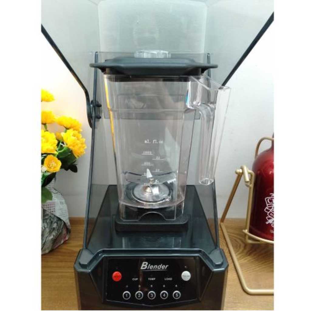 Commercial Silent Breaker Blender - Clear