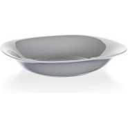 Luminarc 6 Pieces Of Luminarc Square Plain Bowl Soup Plates -Grey.