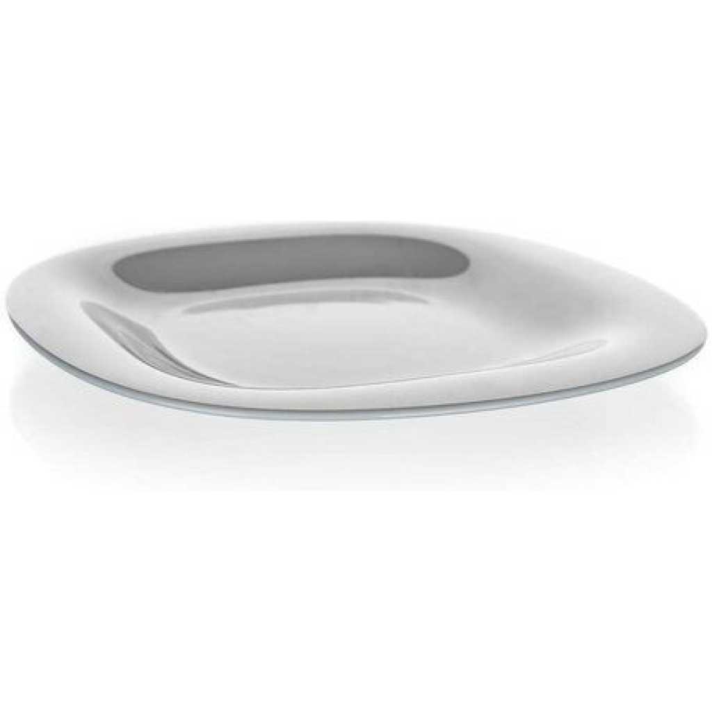 Luminarc 6 Pieces Of Luminarc Square Plain Design Side Plates – White Plates TilyExpress 2