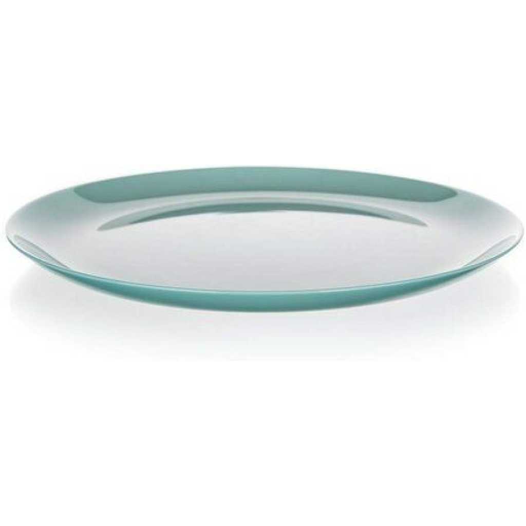 Luminarc 6 Pieces Of Luminarc Round Plain Design Dinner Plates - Green.