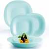 Luminarc 18 Piece Luminarc Plates, Side Plates And Bowls Dinner Set - Green