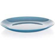 Luminarc 6 Pieces Of Luminarc Round Plain Design Dinner Plates – Blue Accent Plates TilyExpress