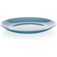 Luminarc 6 Pieces Of Luminarc Round Plain Design Dinner Plates - Blue