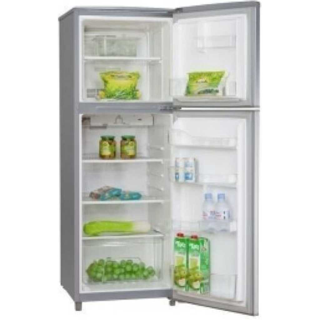 Hisense 200 - Litre Fridge, RD20DR4SAS1 Double Door Refrigerator, Energy Class A+ - Silver