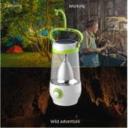 Led Emergency Rechargeable Solar Lamp Lantern - Green