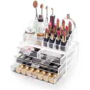 Acrylic Cosmetics Makeup Organizer Storage Box Drawers – Clear Jewelry Boxes & Organizers TilyExpress