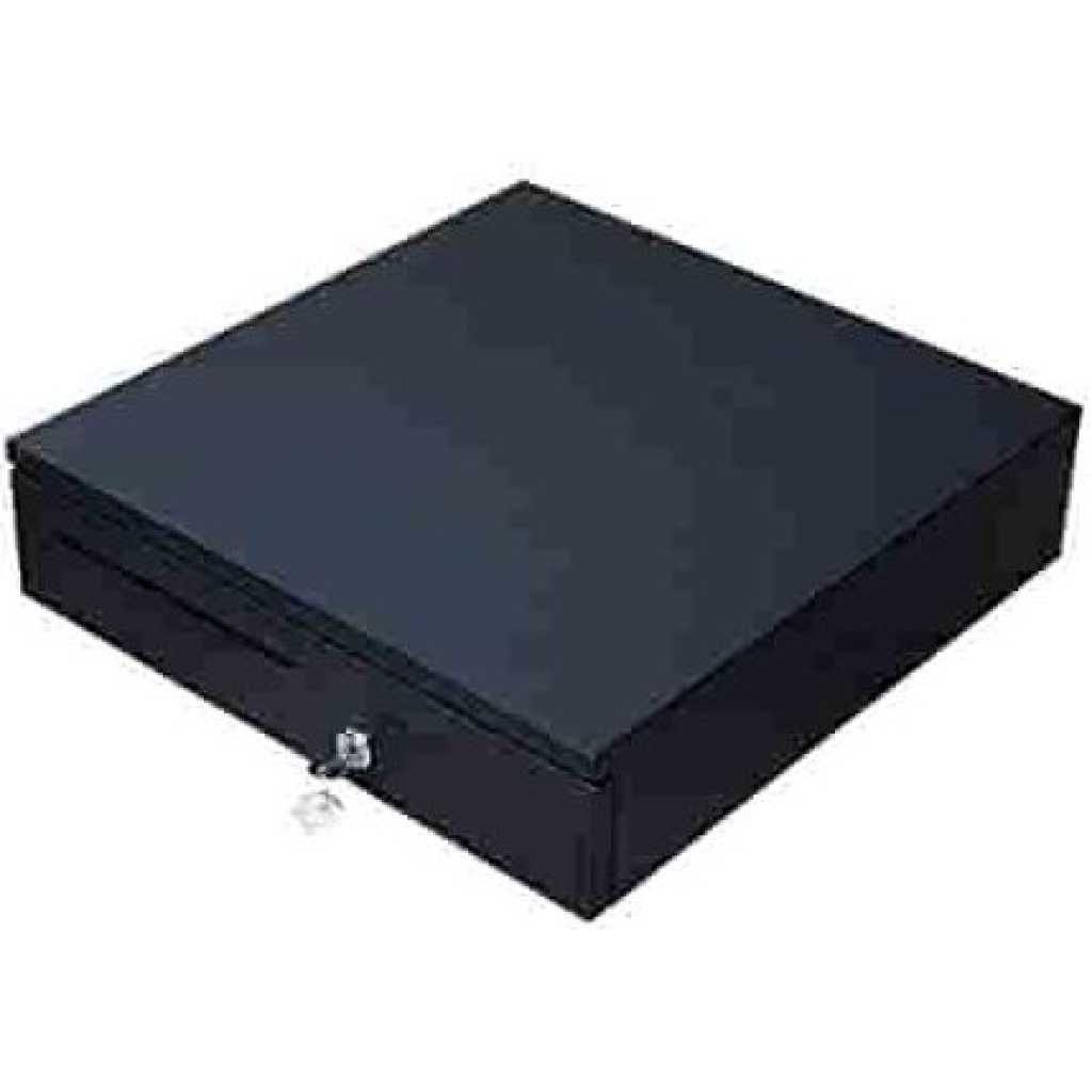 Money Box Supermarket Cash Register Cash Box Drawer Type Cash Box Cash Box Storing Money - Black