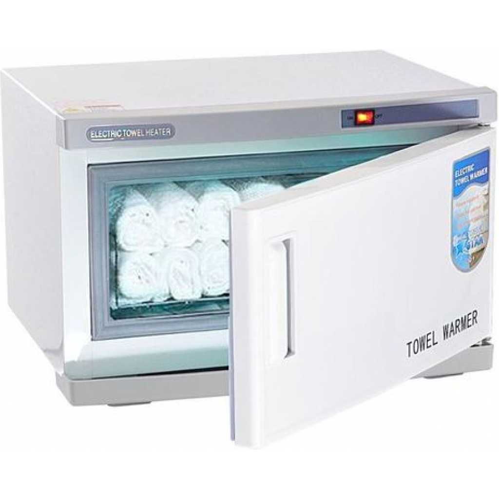 3-IN-1 UV Sterilizer Cabinet Hot Towel Warmer 16L - White