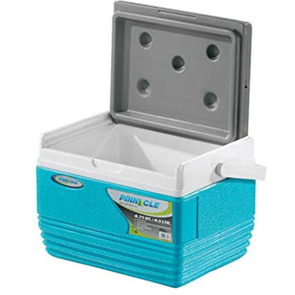 Pinnacle Eskimo 4.75 Qt/4.5 L Ice Chiller Box , Keeps Cold up to 48 Hours (Blue)