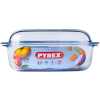 Pyrex Essentials Glass Rectangular Casserole Oven Baking Dish With Lid 6.5L