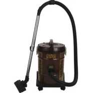 Winningstar 1800W 21L Dry Vacuum Cleaner With Copper Clad Aluminum Motor Full Dust Indicator Filter Telescopic Steel Pipe/1.5m Hose/ Floor Brush/ Combination Brush/ Non-Woven Bag 4.5m Copper Power Cord BS Plug- Brown.