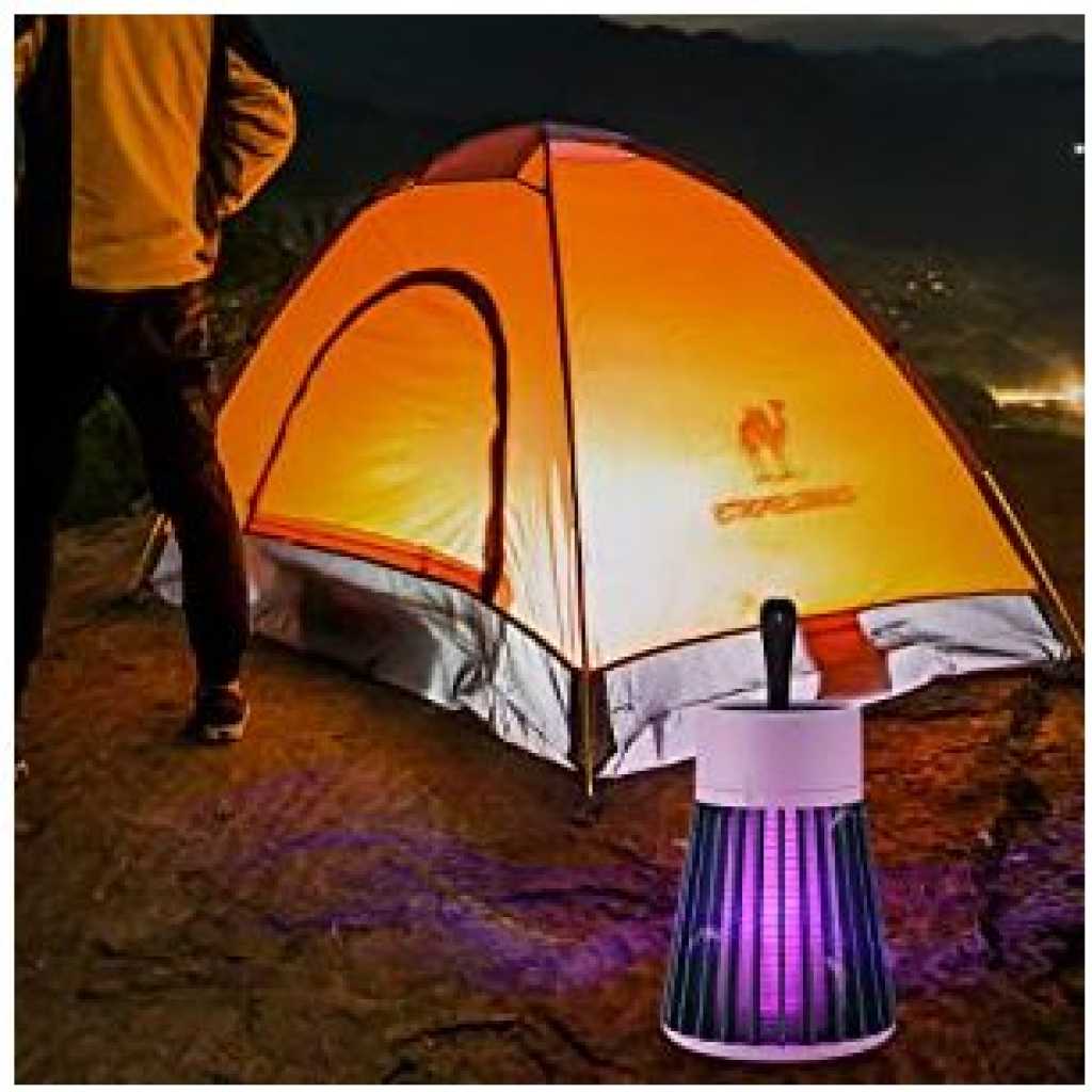 LED Mosquito Killer Trap Lamp Electric Shock Bug Zapper For Insects Fly Screen - Multi-colours