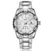 Naviforce New Luxury Brand Waterproof Professional Chain Designer Watch - Silver