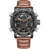 Naviforce Duel Display Chronograph Date Military Digital Analog Sport Men's Wrist Watches -NF9160