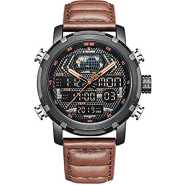 Naviforce Duel Display Chronograph Date Military Digital Analog Sport Men's Wrist Watches -NF9160