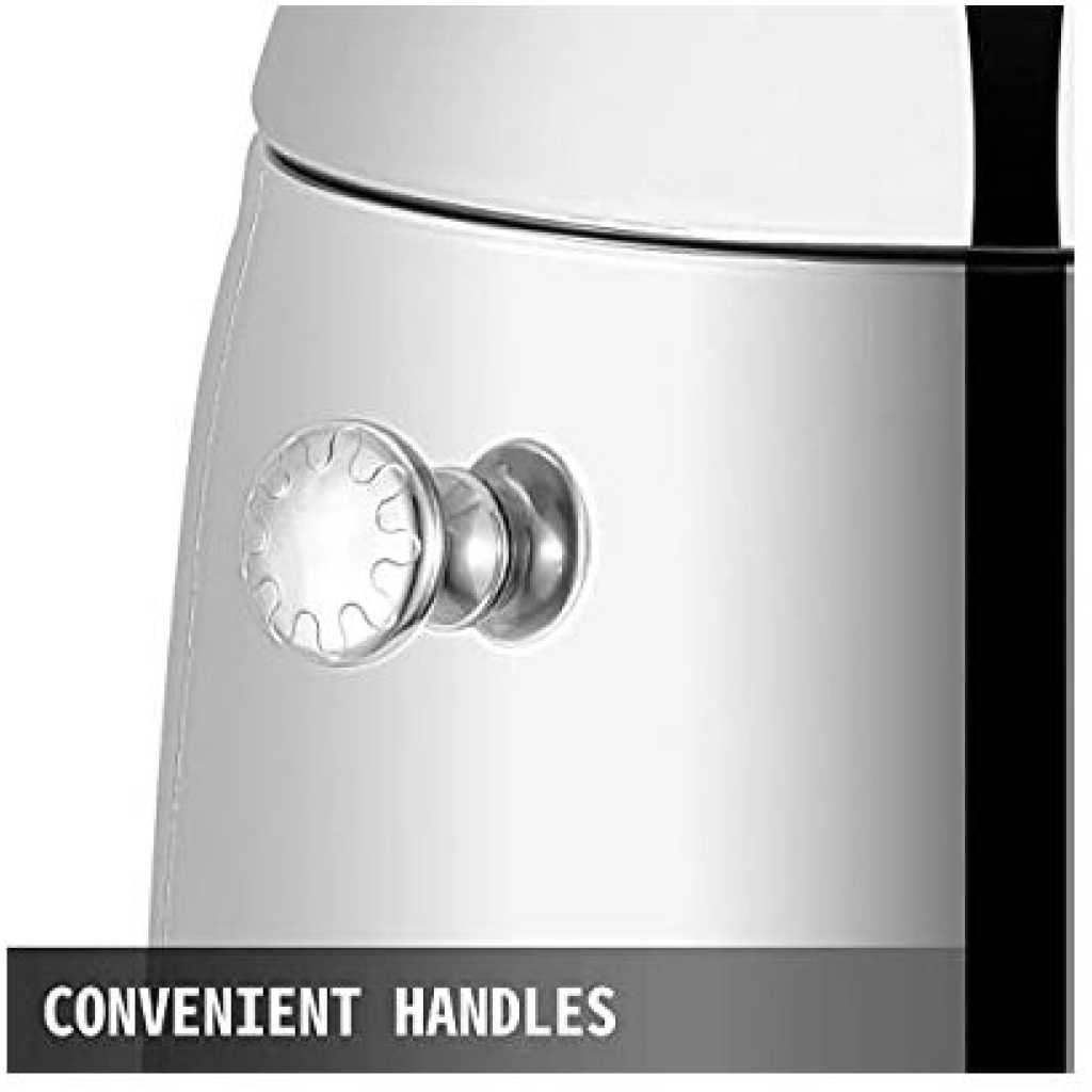 Stainless Steel Electric Coffee Tea Urn Hot Water Boiler, Beverage Dispenser For Hot & Cold Drinks - Silver