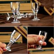 11ml 0.4oz Small Cocktail Whisky Mini Shot Glasses set of 6 - Clear